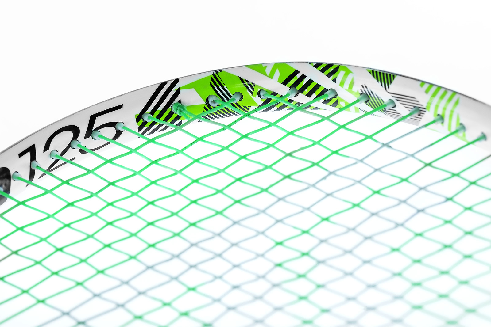 Miniatura 5.0 de Raquete de Squash Slash 120 Branco Tecnifibre