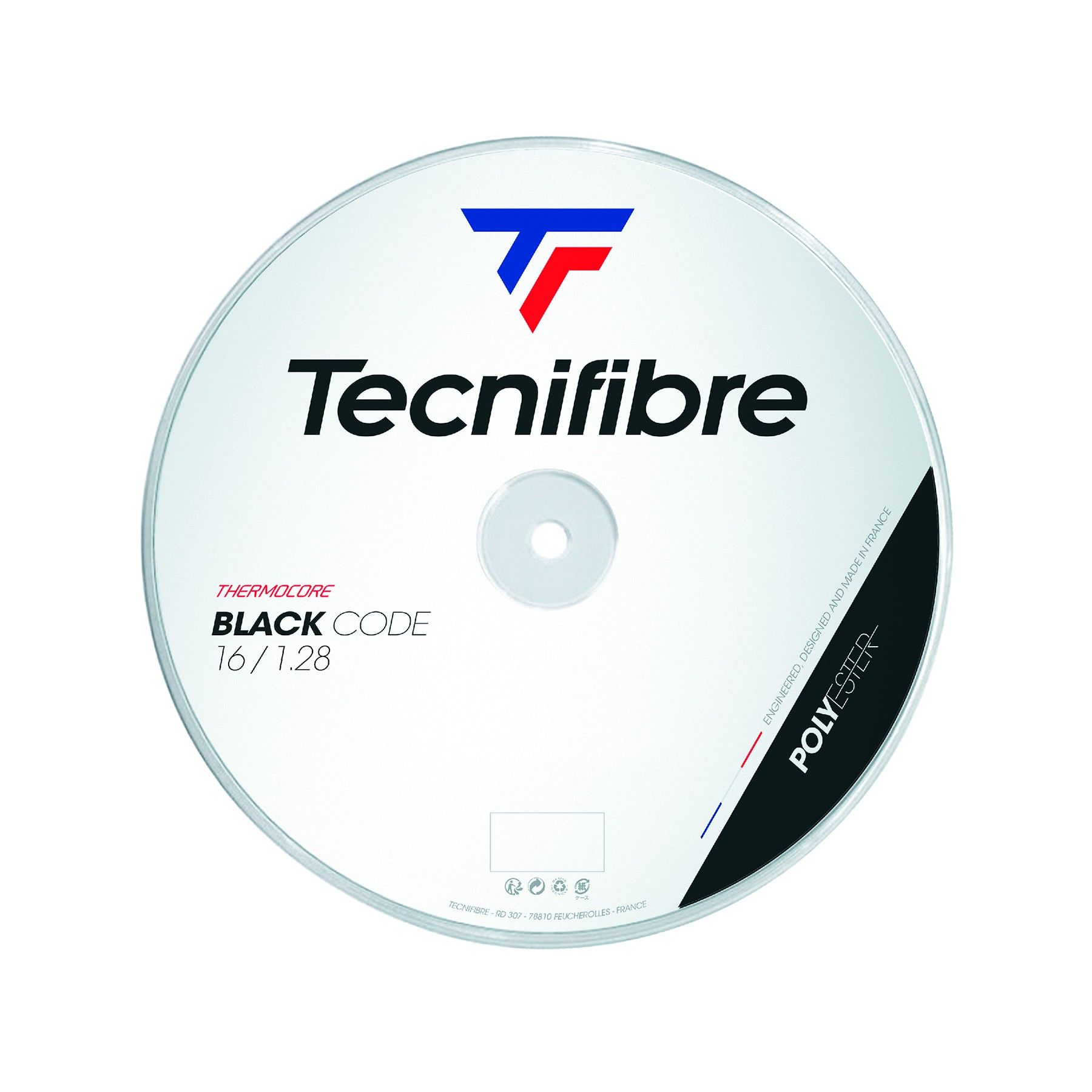 Corda Bobina 200M Black Code 1,28 Preto Tecnifibre