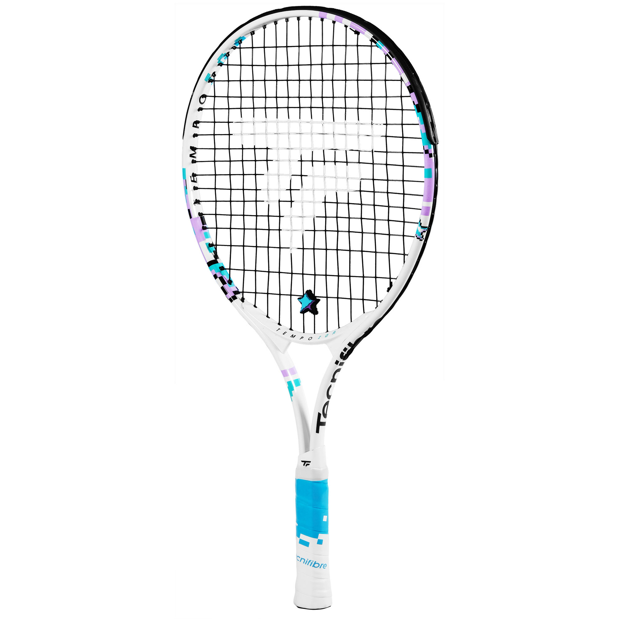 Raquete de T&ecirc;nis Tempo Iga 21 Branco/Azul/VioletaTecnifibre
