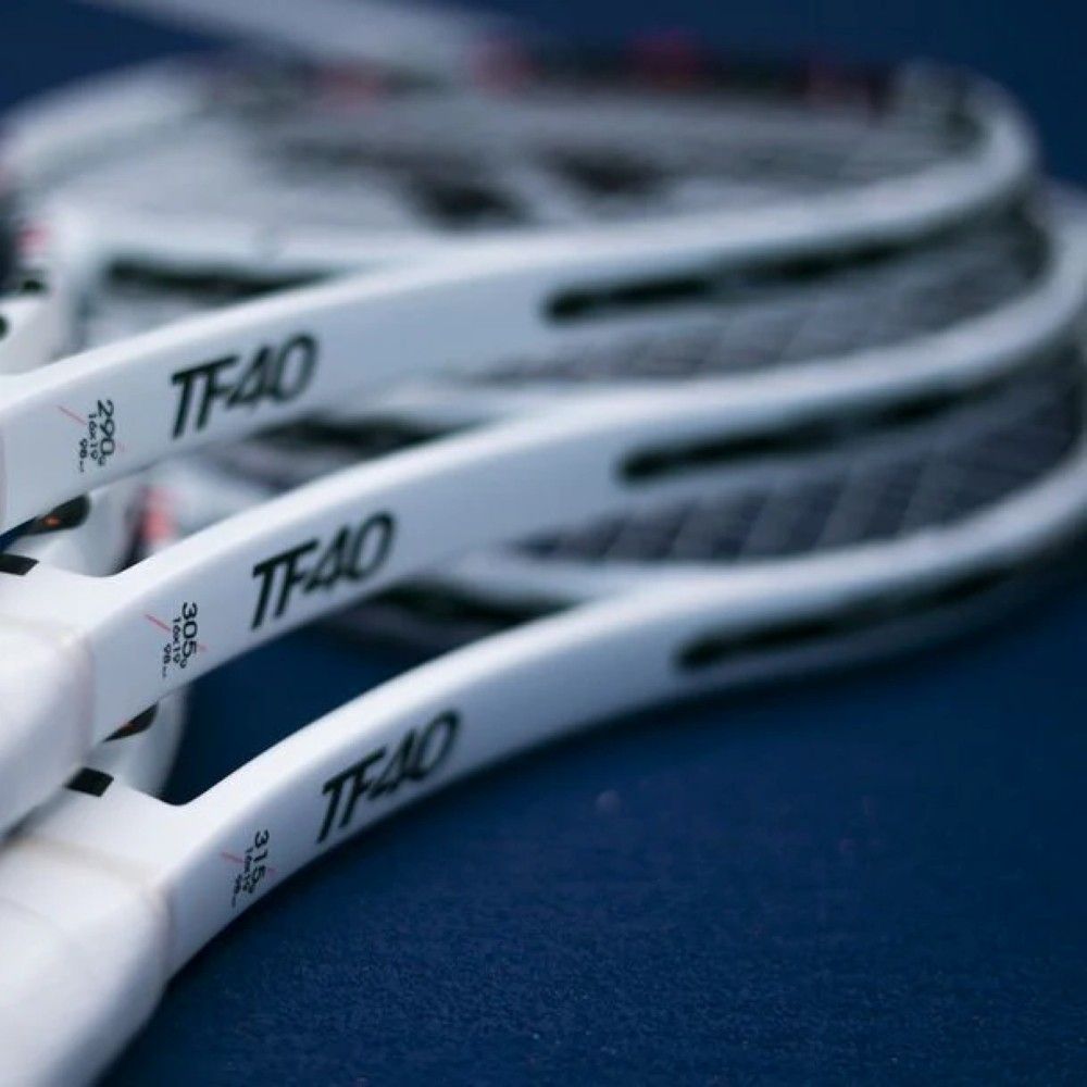 Miniatura 7.0 de Raquete de T&ecirc;nis TF40 16x19 Branco Tecnifibre