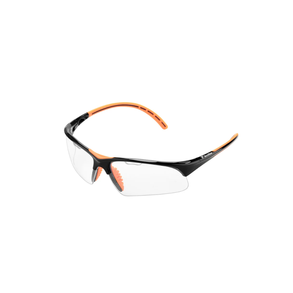 &Oacute;culos de Prote&ccedil;&atilde;o Squash Preto/Laranja Tecnifibre