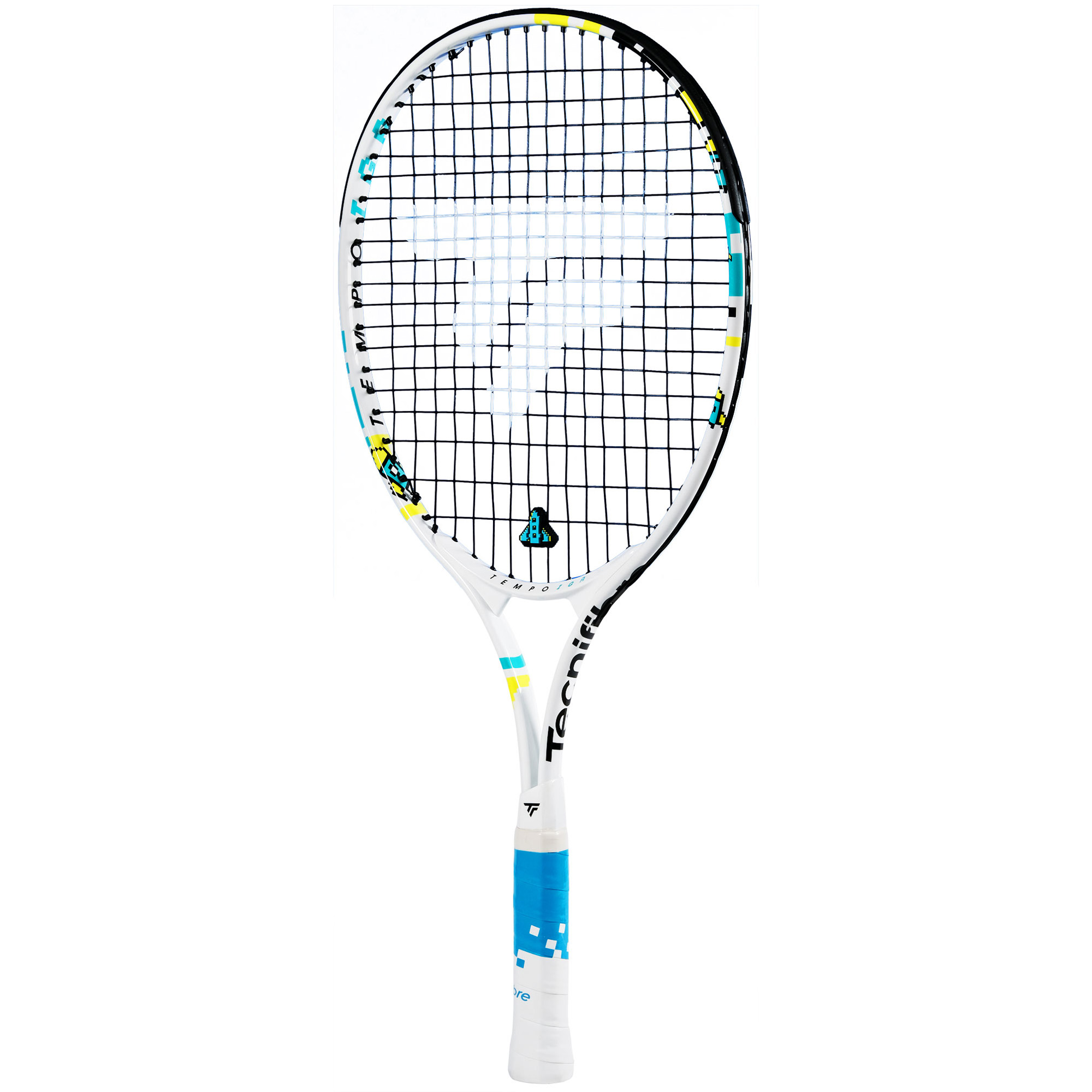 Raquete de T&ecirc;nis Tempo Iga 23 Branco/Azul/AmareloTecnifibre