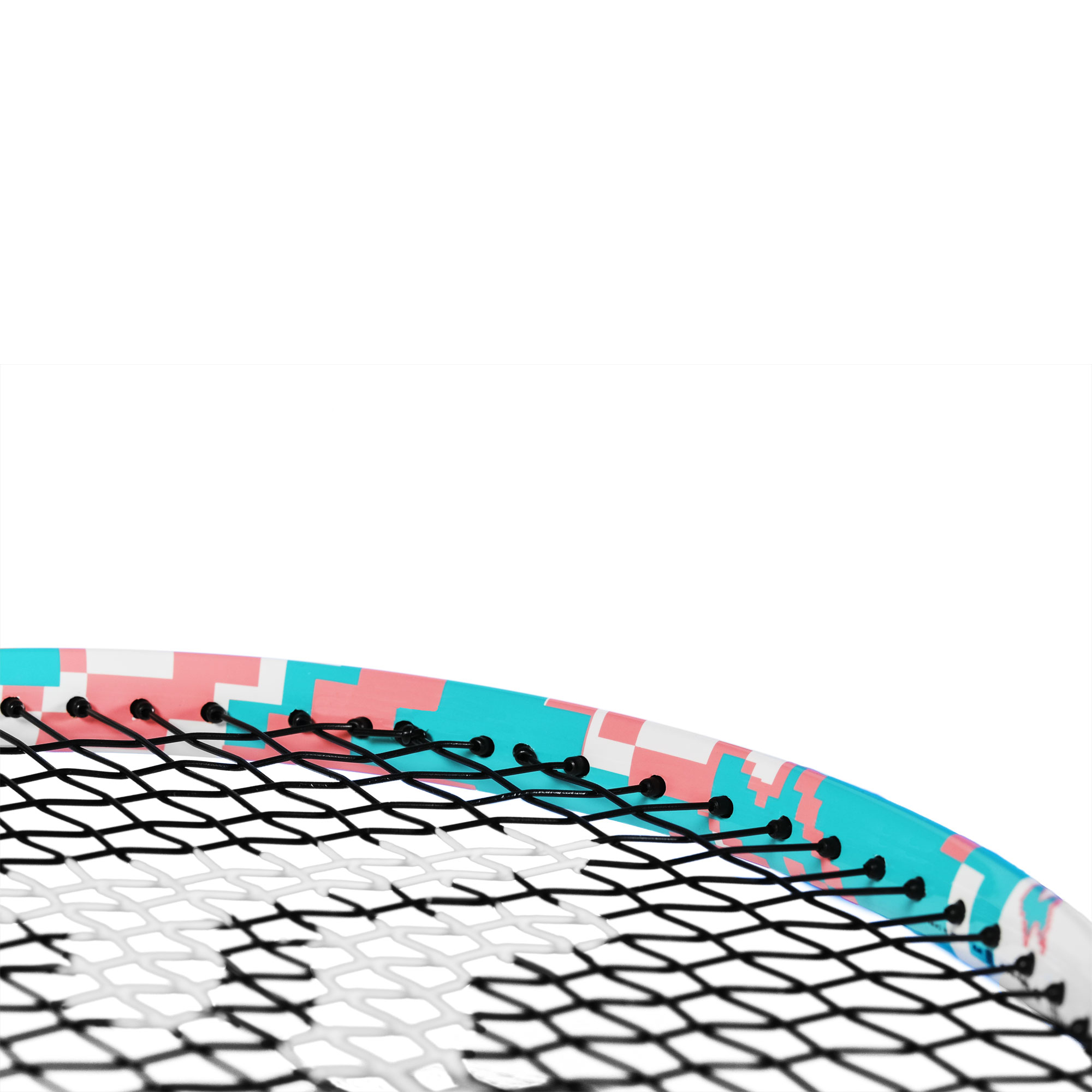 Raquete de T&ecirc;nis Tempo Iga 19 Branco/Azul/Rosa Tecnifibre