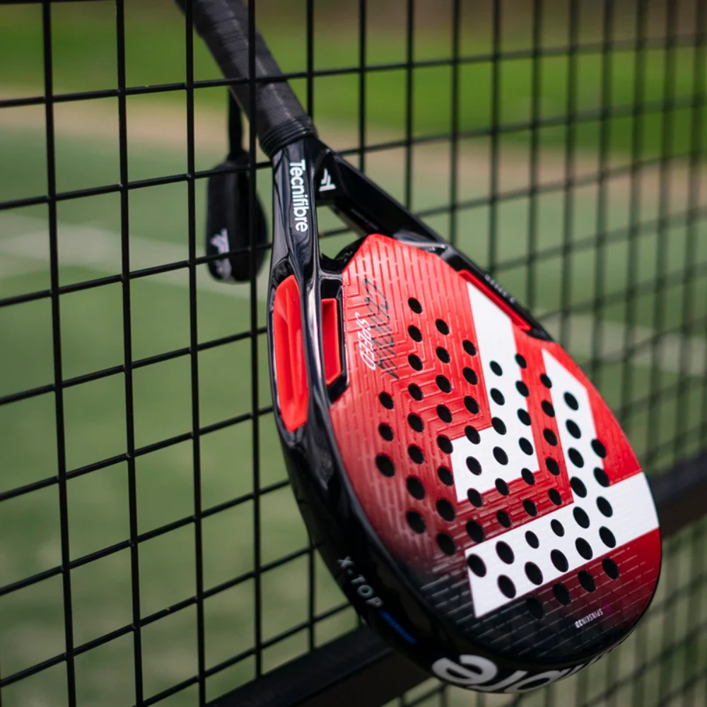 Miniatura 4.0 de Raquete de Padel Curva Speed Preto/VermelhoTecnifibre