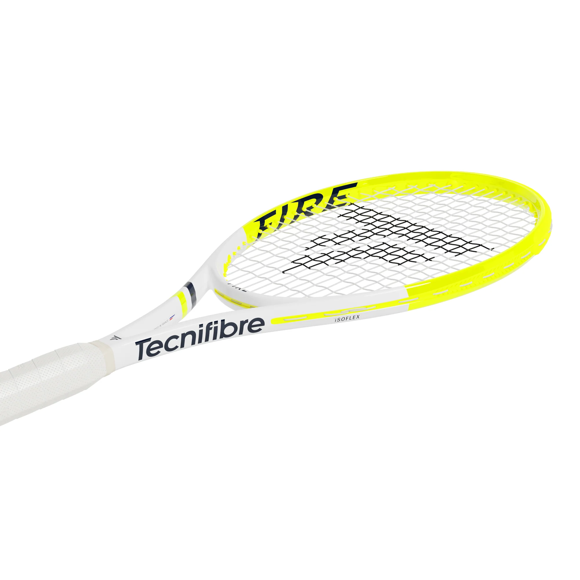 Miniatura 3.0 de Raquete de T&ecirc;nis Fire 300 Branco/Verde Lim&atilde;o Tecnifibre