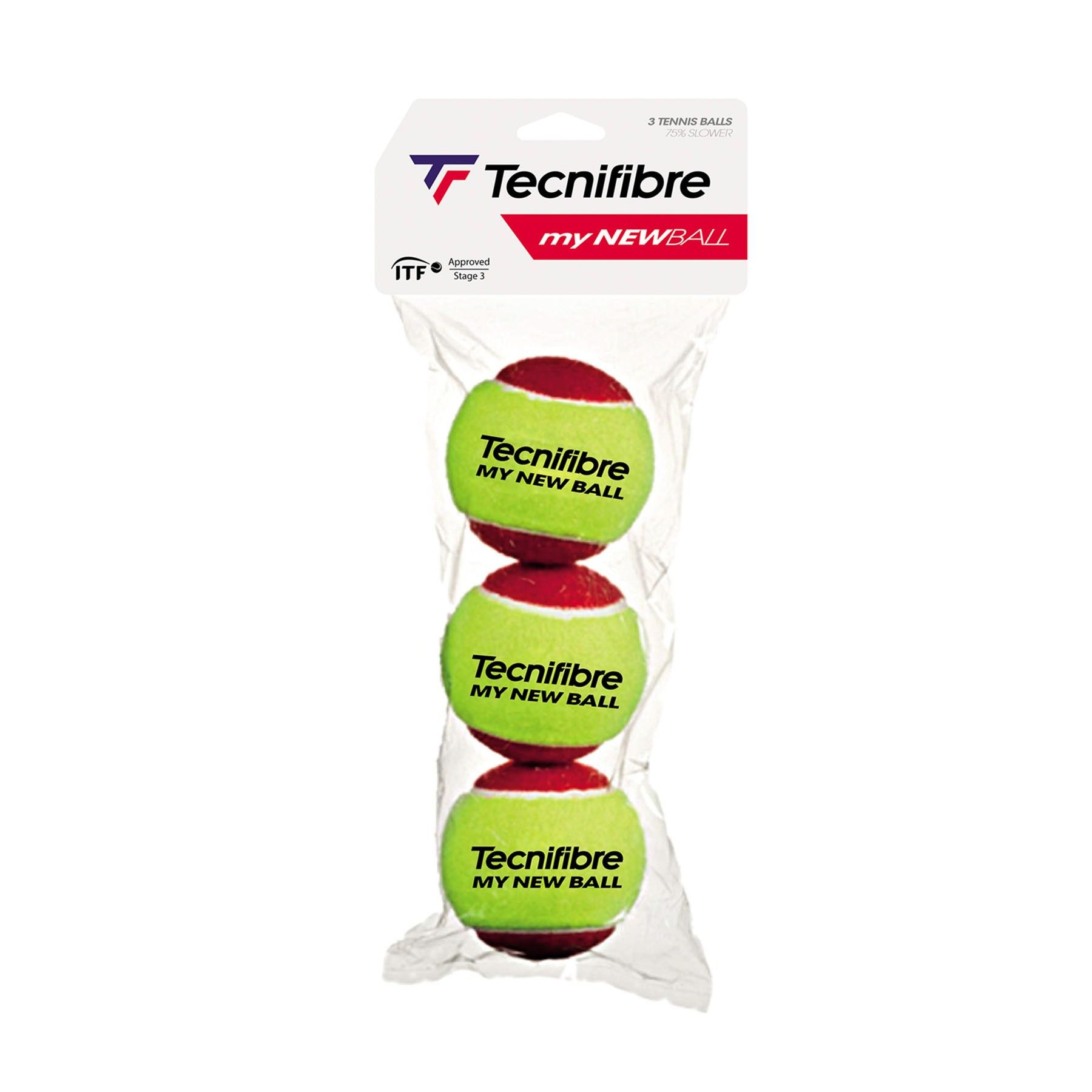 Bola Saco 3 Minha Nova Bola Amarelo Tecnifibre