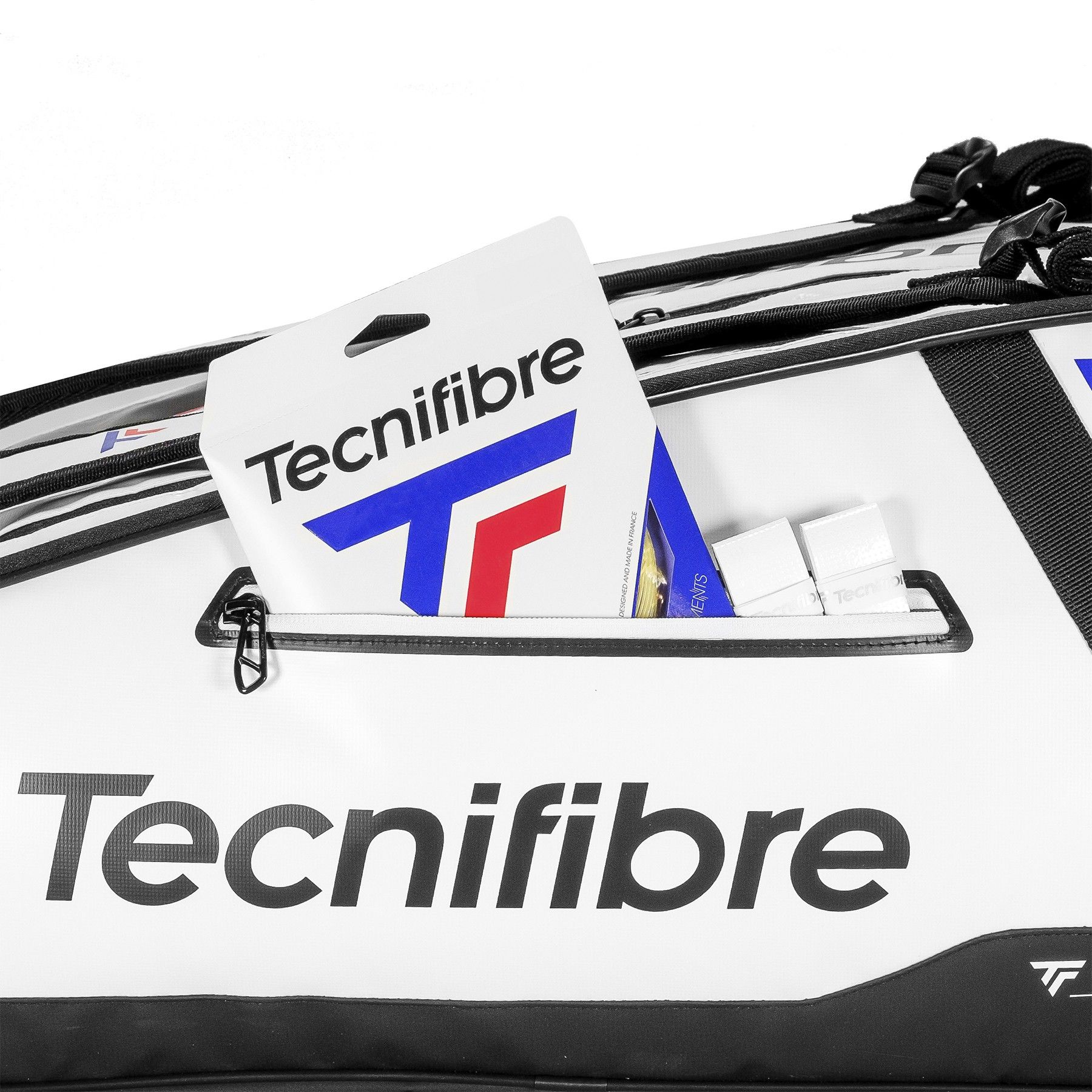 Miniatura 3.0 de Bolsa de Raquete Tour Endurance 12R Branco Tecnifibre