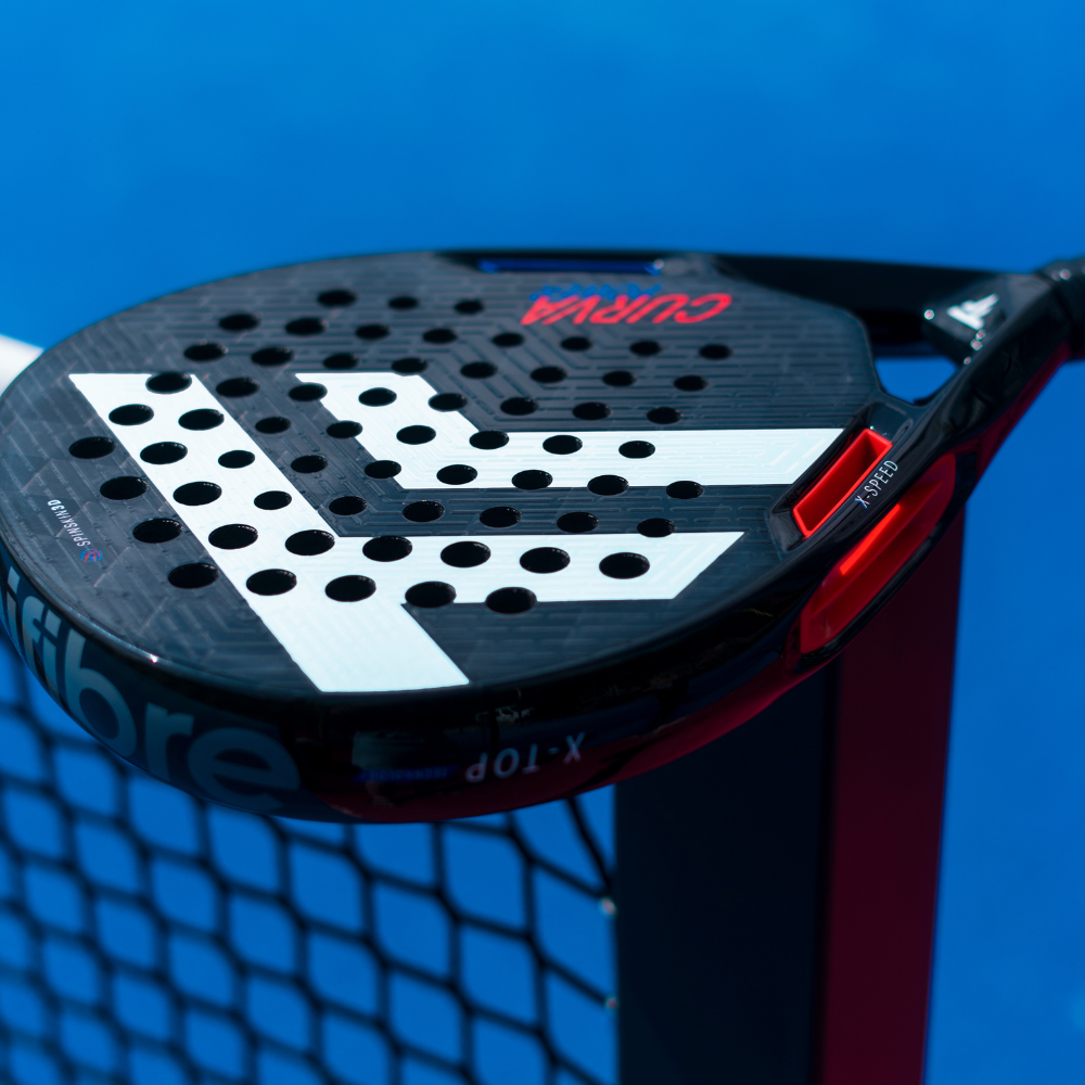 Miniatura 13.0 de Raquete de Padel Curva Power Preto Tecnifibre