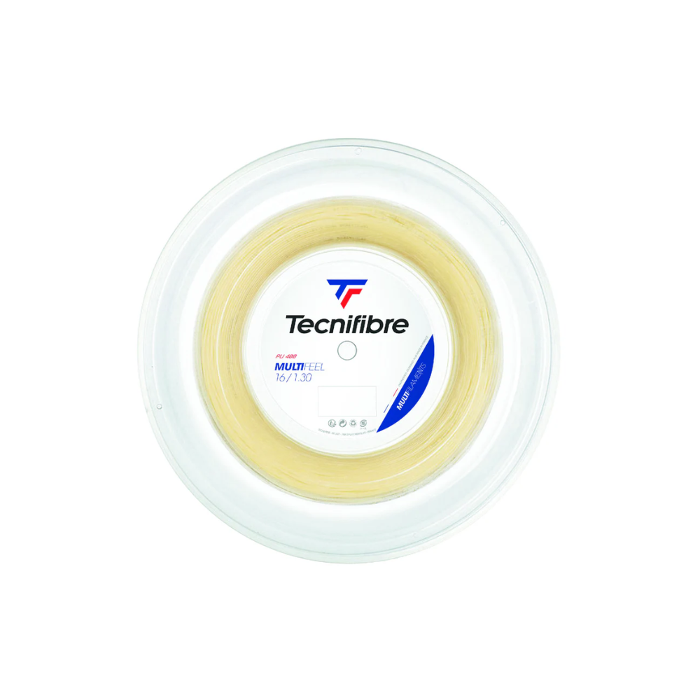Corda Bobina 200M Multifeel 1,30 Branco Tecnifibre