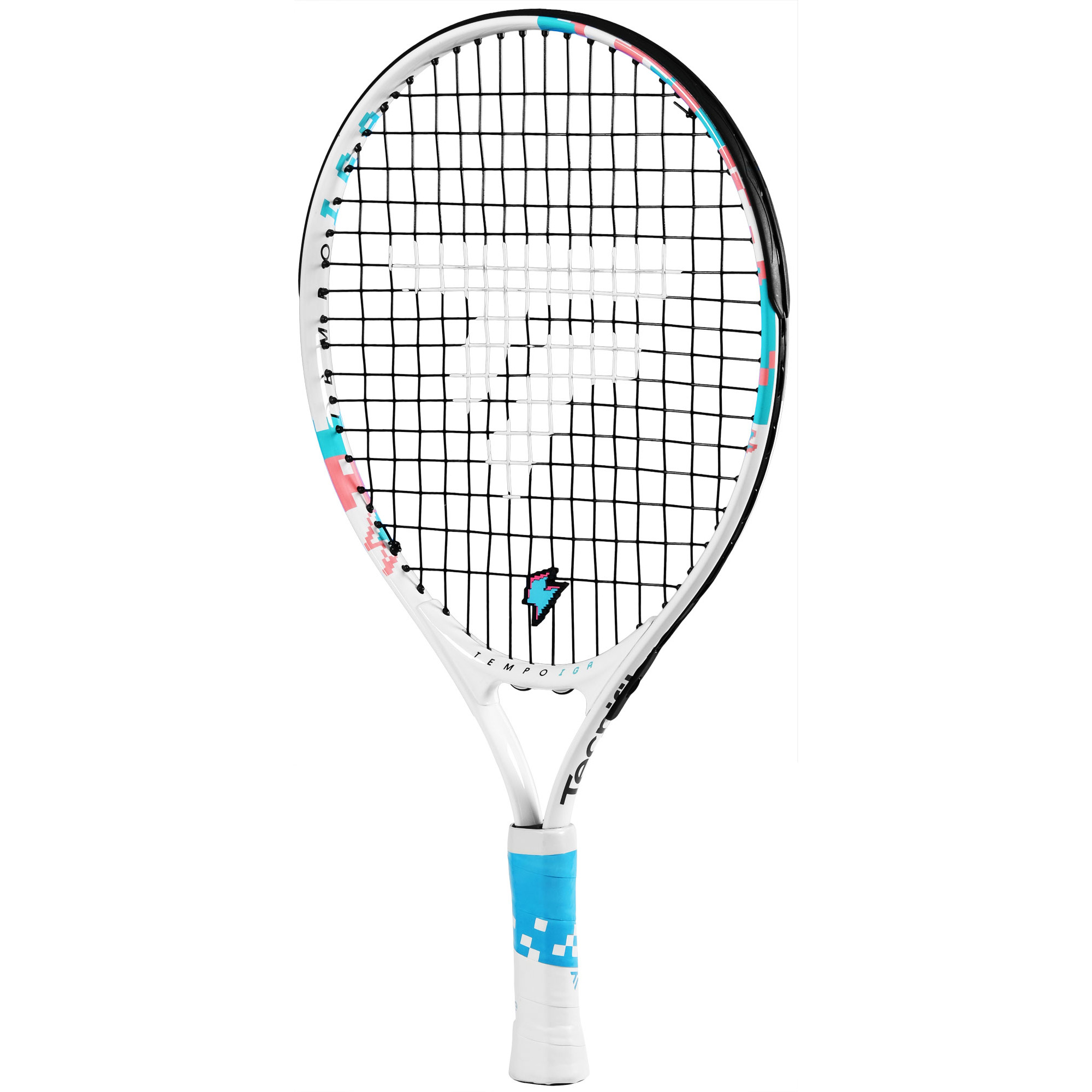 Raquete de T&ecirc;nis Tempo Iga 19 Branco/Azul/Rosa Tecnifibre