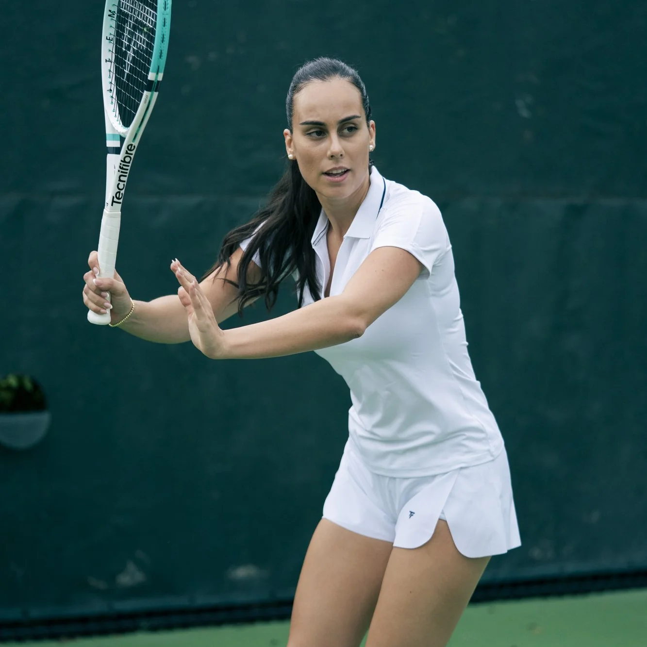 Miniatura 6.0 de Raquete Tempo Tour Branco Tam G2 Tecnifibre
