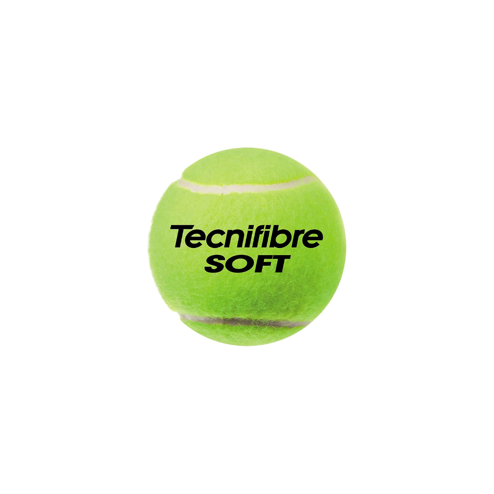 Tubo com 3 Unidades de Bolas de T&ecirc;nis Soft Tecnifibre